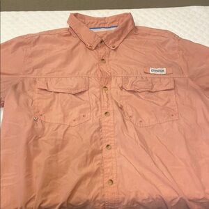 Magellan Outdoors Coral Button-Up Shirt